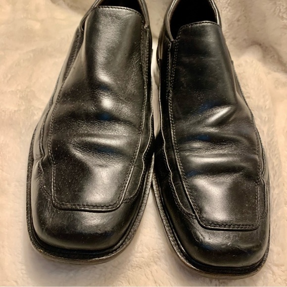 Johnston & Murphy Dress Shoes 10M Men’s Black Leather Slip-On Loafers Classic main image 6